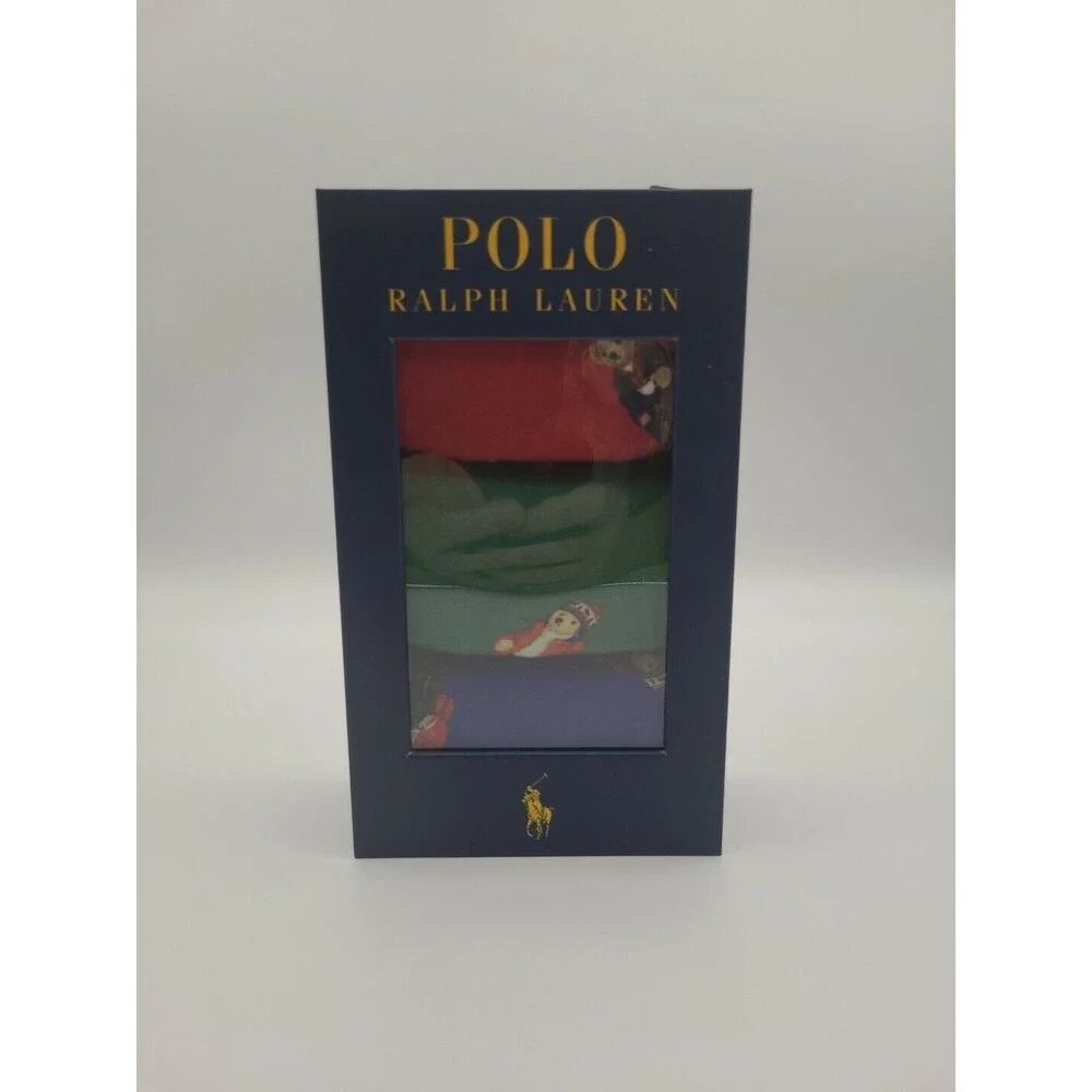 Polo Ralph Lauren Mens Size X-Large Polo Bear Multicolor Boxer Briefs 3-Pack New